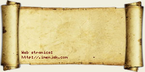 Jasmina Zorić vizit kartica